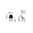 Cadeira Eames em Fibra de Vidro DSR / Base Cromada